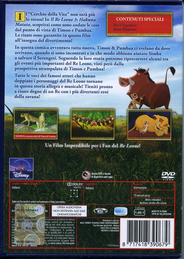 IL RE LEONE 3 - HAKUNA MATATA Cartoni Animati